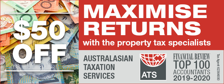 Advertisement: Australasian Taxation Services - Maximise Returns.